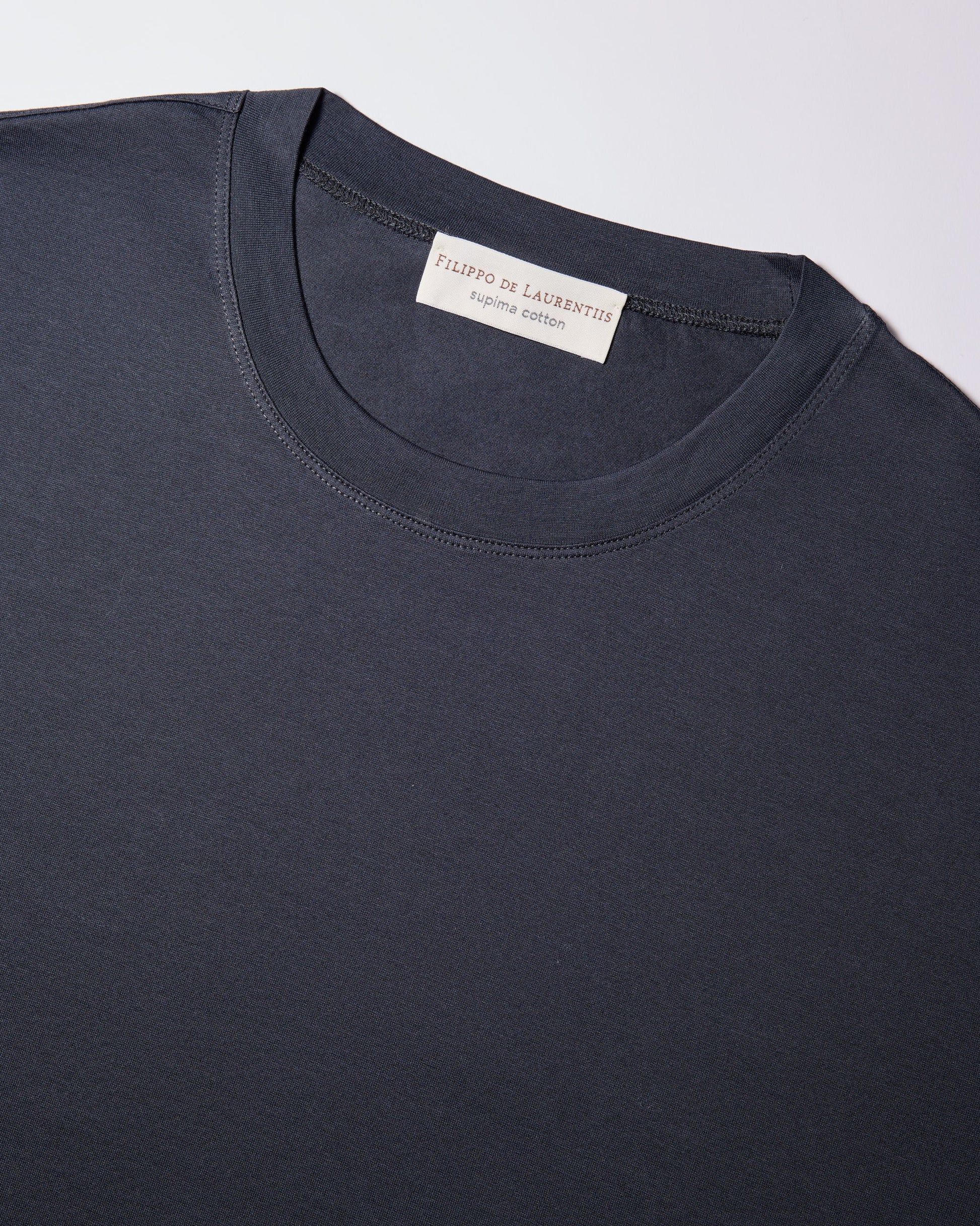 T-shirt supima jersey di cotone antracite